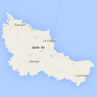 O est Belle-Ile en France ? Dzoomez pour situer !